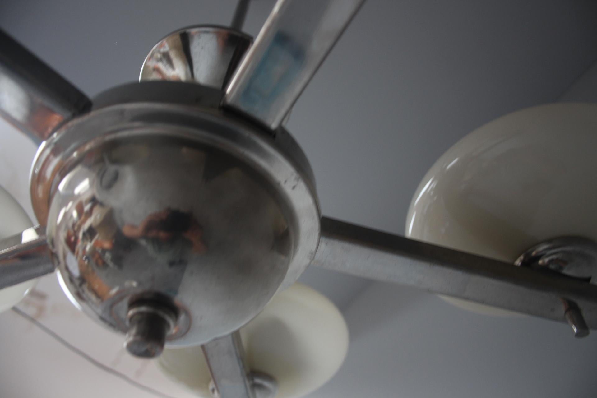 Lampadario Art Deco  Anni '30, Cecoslovacchia in vendita 8