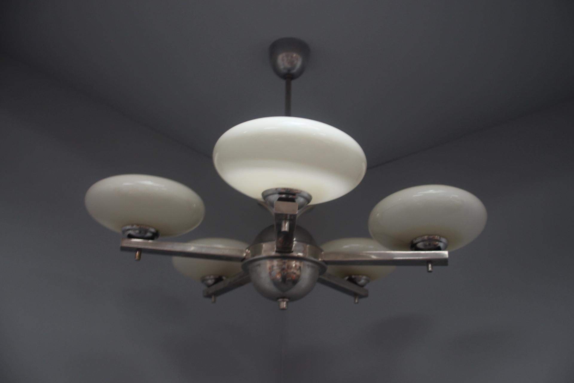 Lampadario Art Deco  Anni '30, Cecoslovacchia in vendita 12