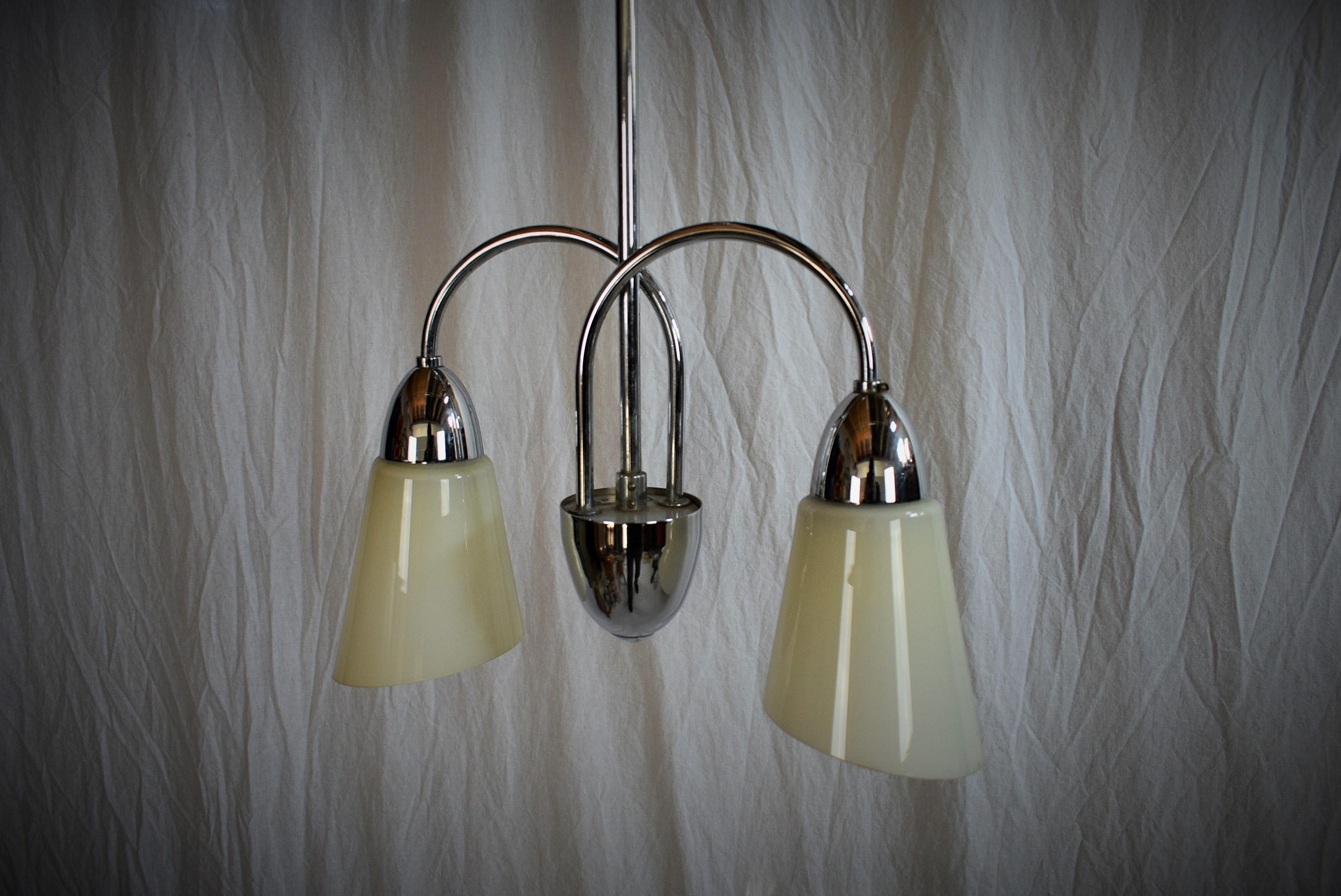 Lampadario Art Deco, anni '30 in vendita 4
