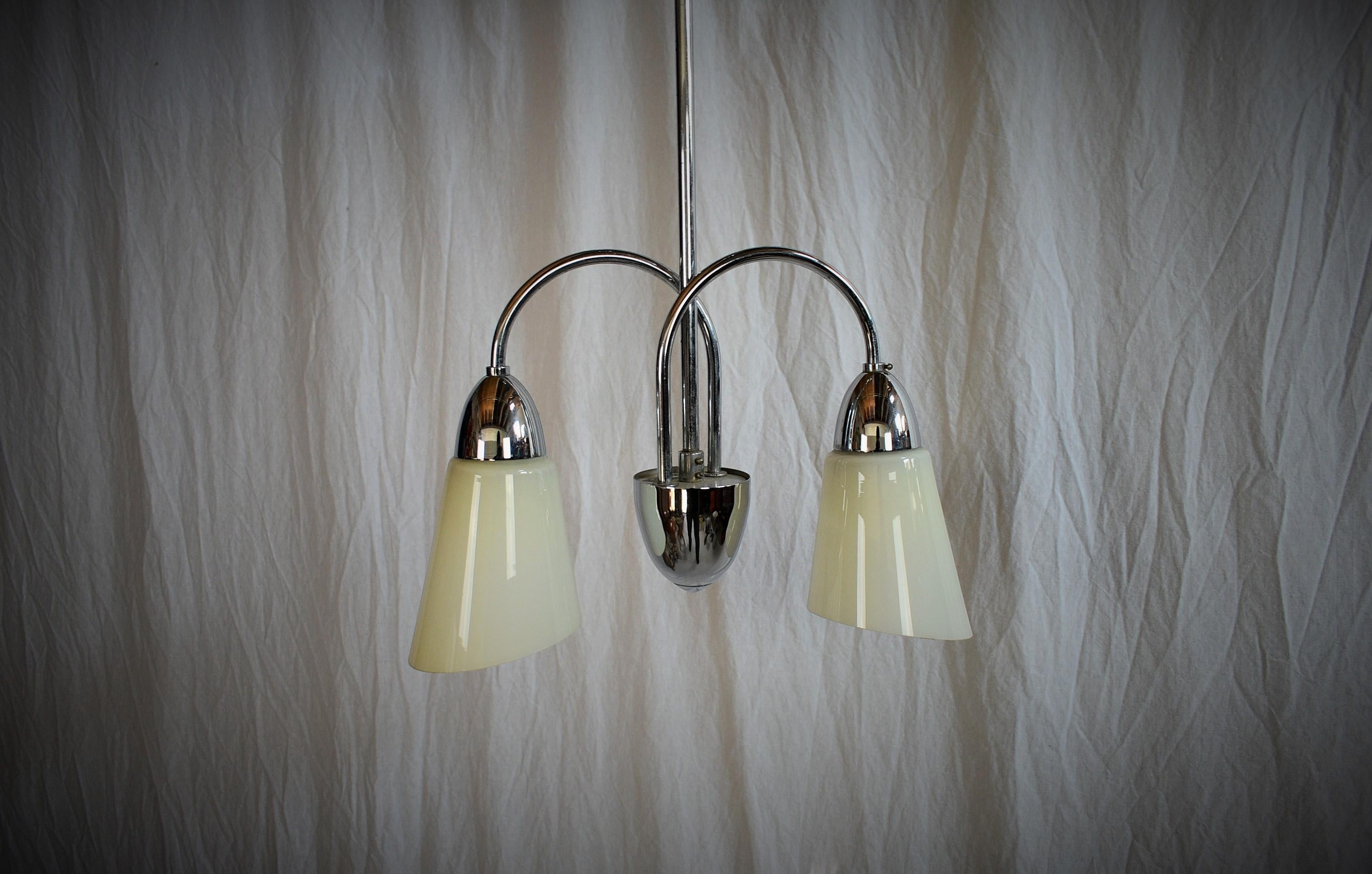 Lampadario Art Deco, anni '30 in vendita 5