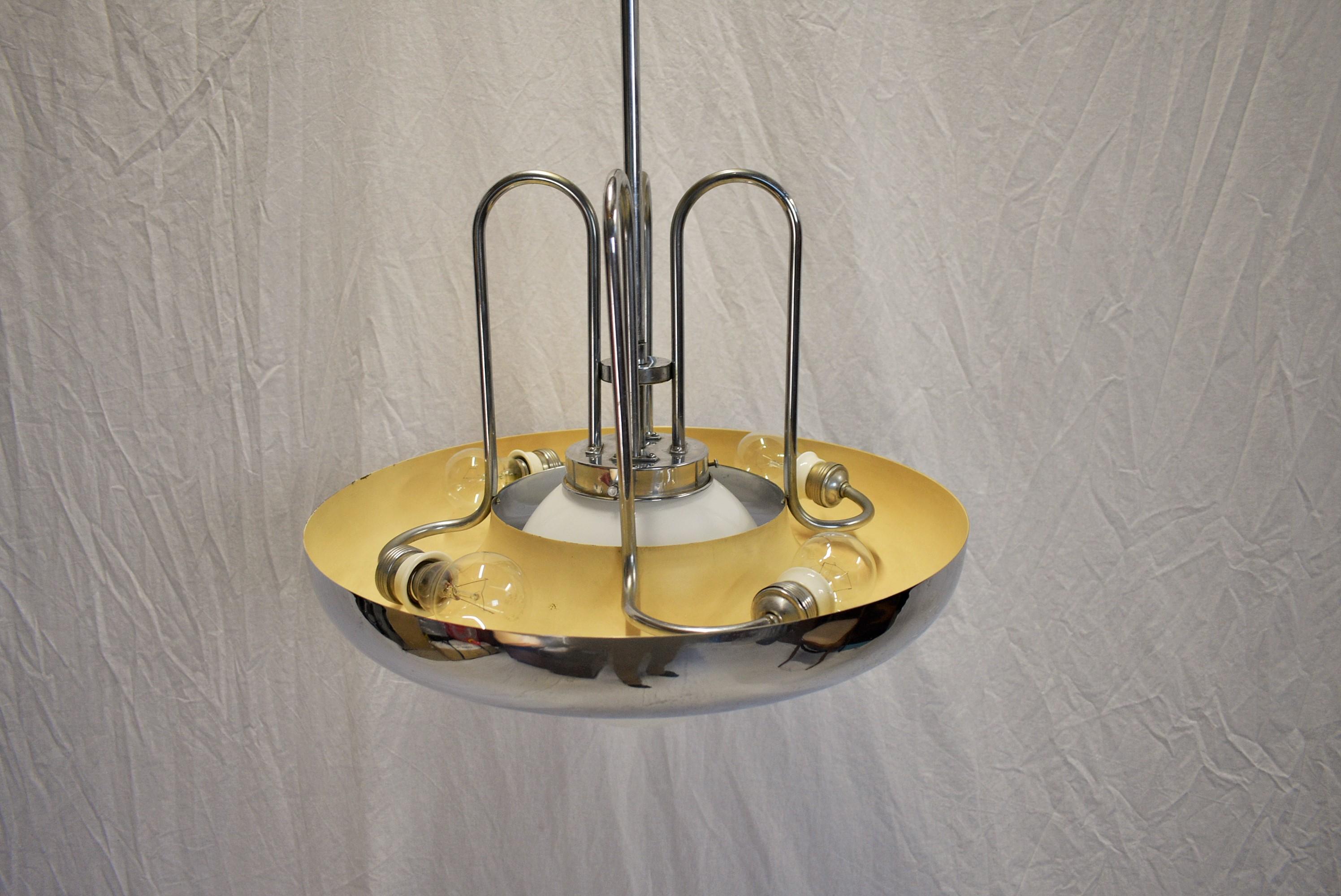 Mid-20th Century Art Deco Chandelier, 1930's