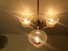Lampadario Art Deco, anni '40