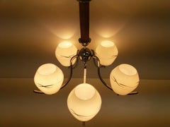 Art Deco Chandelier, 1940's