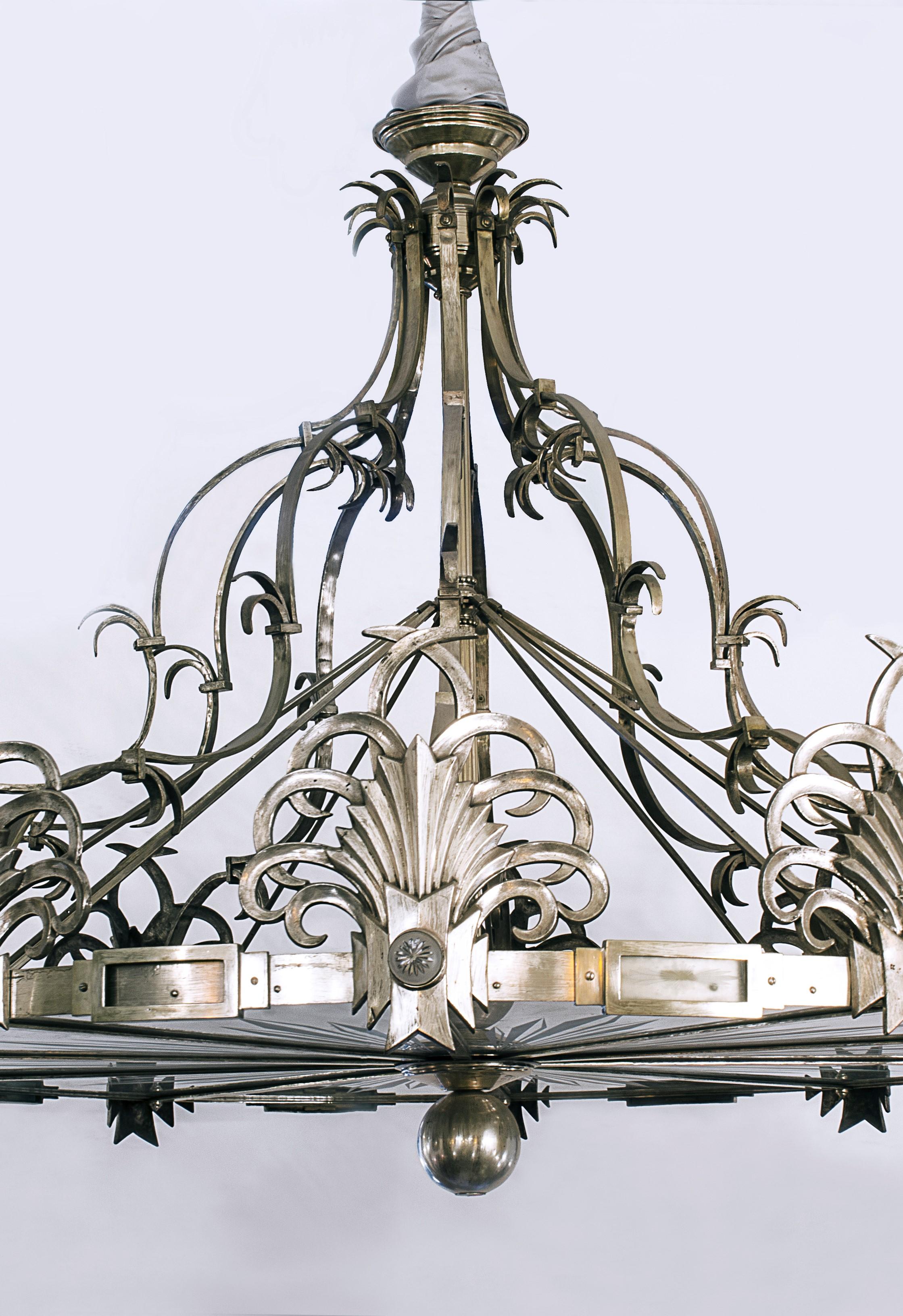 Austrian Art Deco chandelier belonging to the 