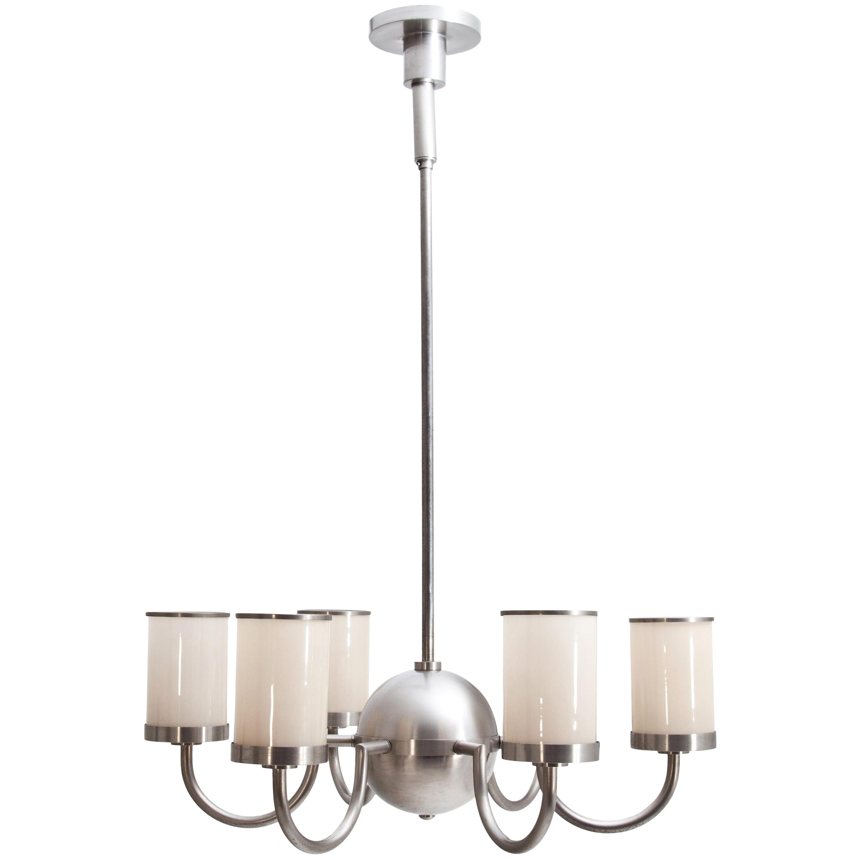 Art Deco Chandelier, Bohemia 1930