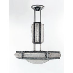 Art Deco Chandelier by Degue