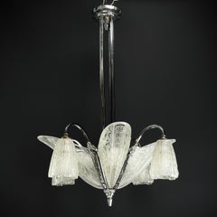 Araña ART DECO de Donna Paris, Cromo, años 30