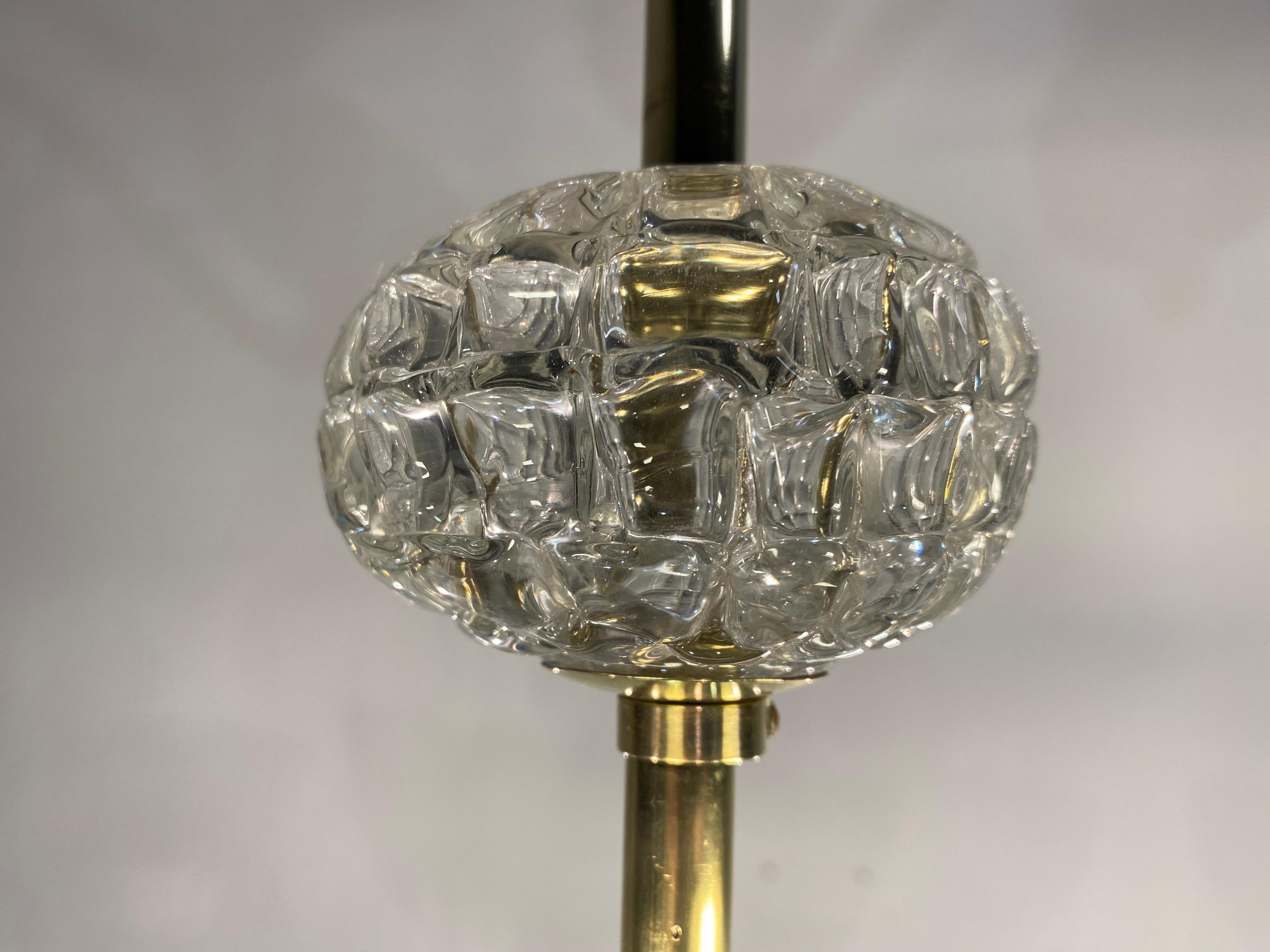 Art Deco Chandelier by Ercole Barovier, Murano, 1940 In Excellent Condition For Sale In Budapest, HU