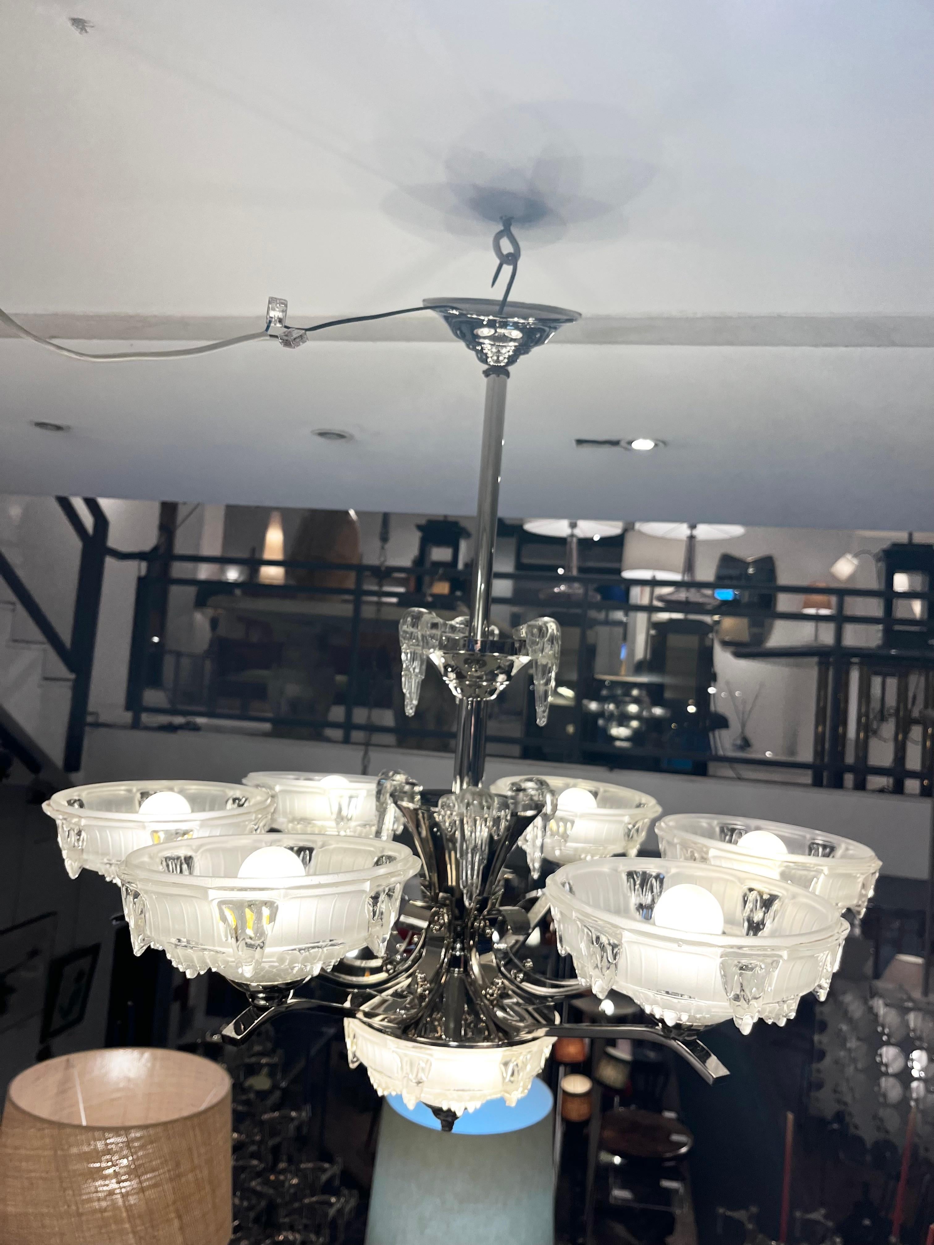 Art Deco Chandelier By Ezan 1