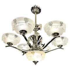 Art Deco Chandelier By Ezan