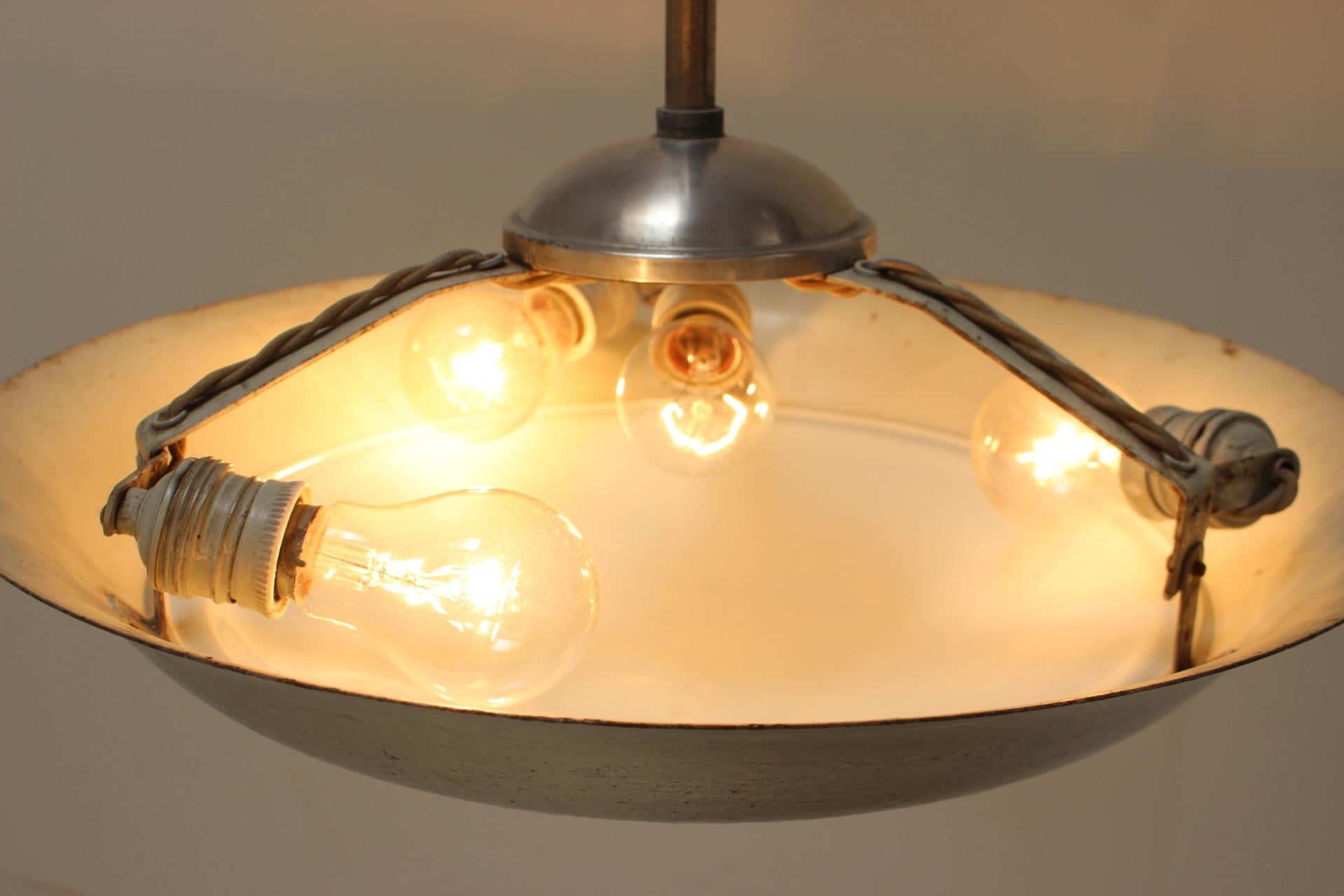Art Deco Chandelier by Franta Anyz, 1930s For Sale 6