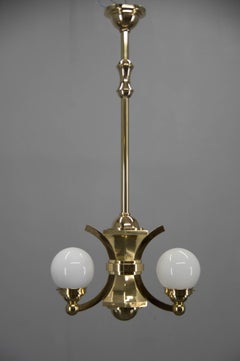 Art Deco Chandelier by Gocar, 1910s, Restored