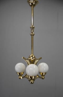 Art Deco Chandelier by Gocar, 1910s, Restored