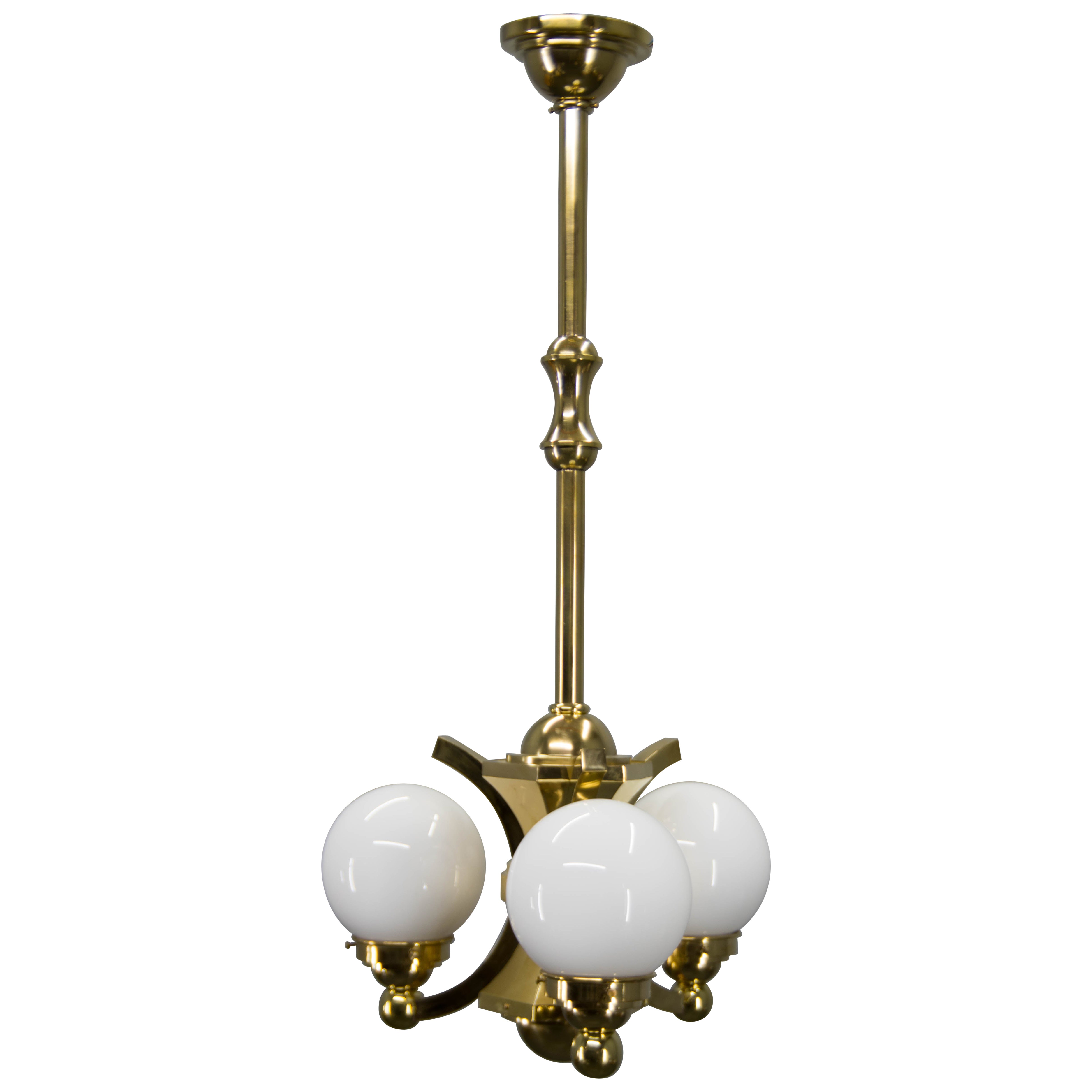 Art-Deco-Kronleuchter von Gocar, 1910er Jahre, restauriert