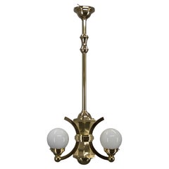 Art Deco Chandelier by Gocar, 1910s, Restored