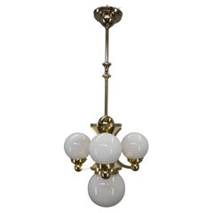 Art Deco Chandelier by Gocar, 1910s, Restored