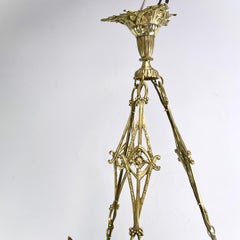Art déco-Kronleuchter von Muller Freres Luneville & Atelier Petitot, 1930er Jahre