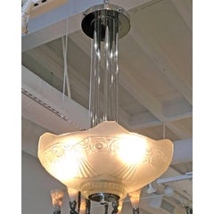 Art Deco Chandelier by Sabino