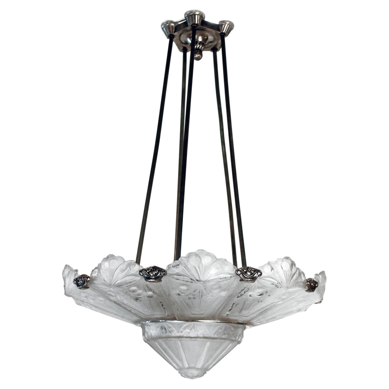 Art Deco Chandelier by Sabino Paris