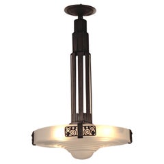 Art Deco Chandelier by Vag France