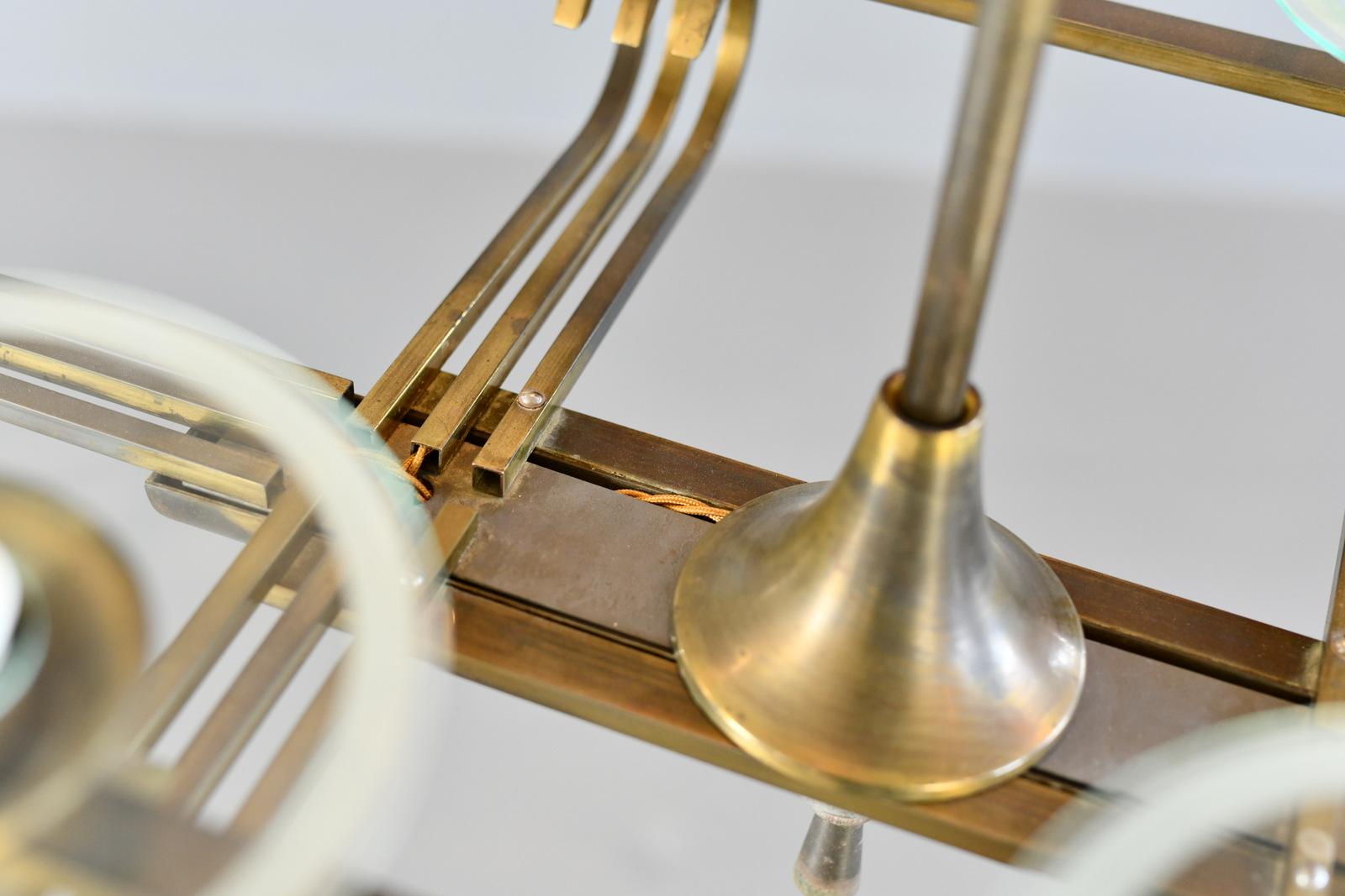 Art Deco Chandelier Circa 1930s For Sale 10