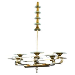 Art Deco Chandelier Circa 1930s