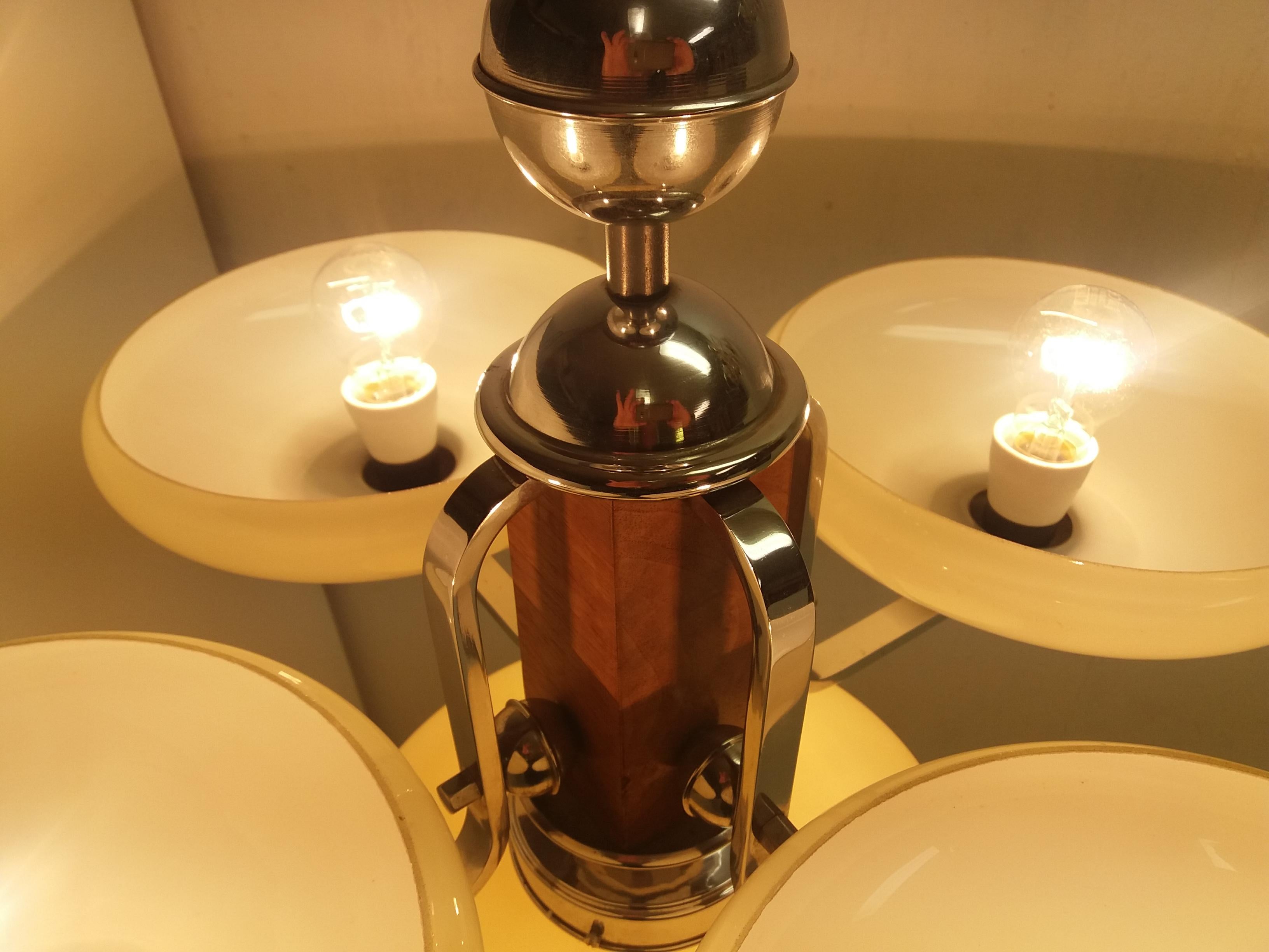 Lampadario Art Deco, Cecoslovacchia In condizioni buone in vendita a Praha, CZ