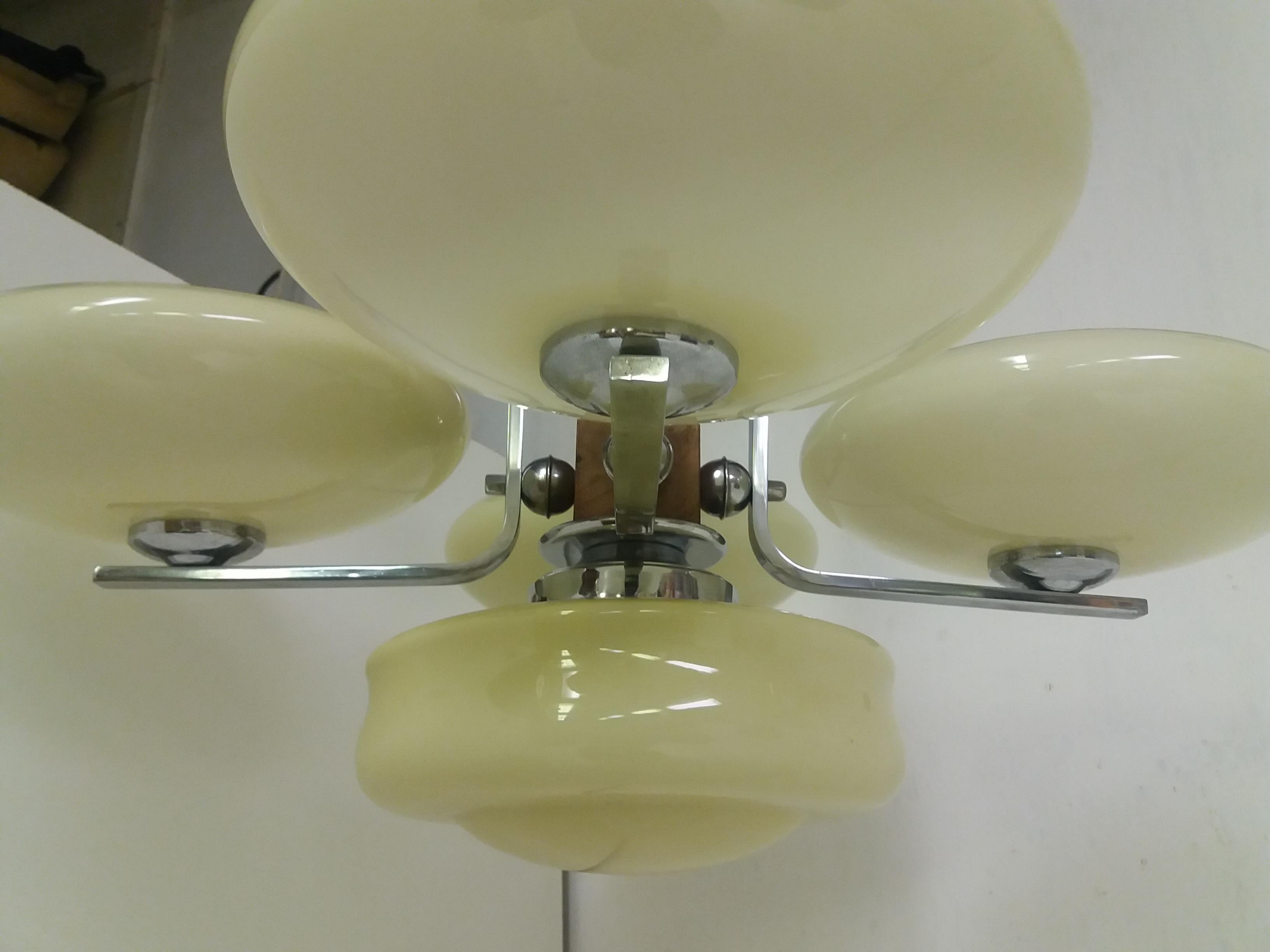 Lampadario Art Deco, Cecoslovacchia in vendita 1