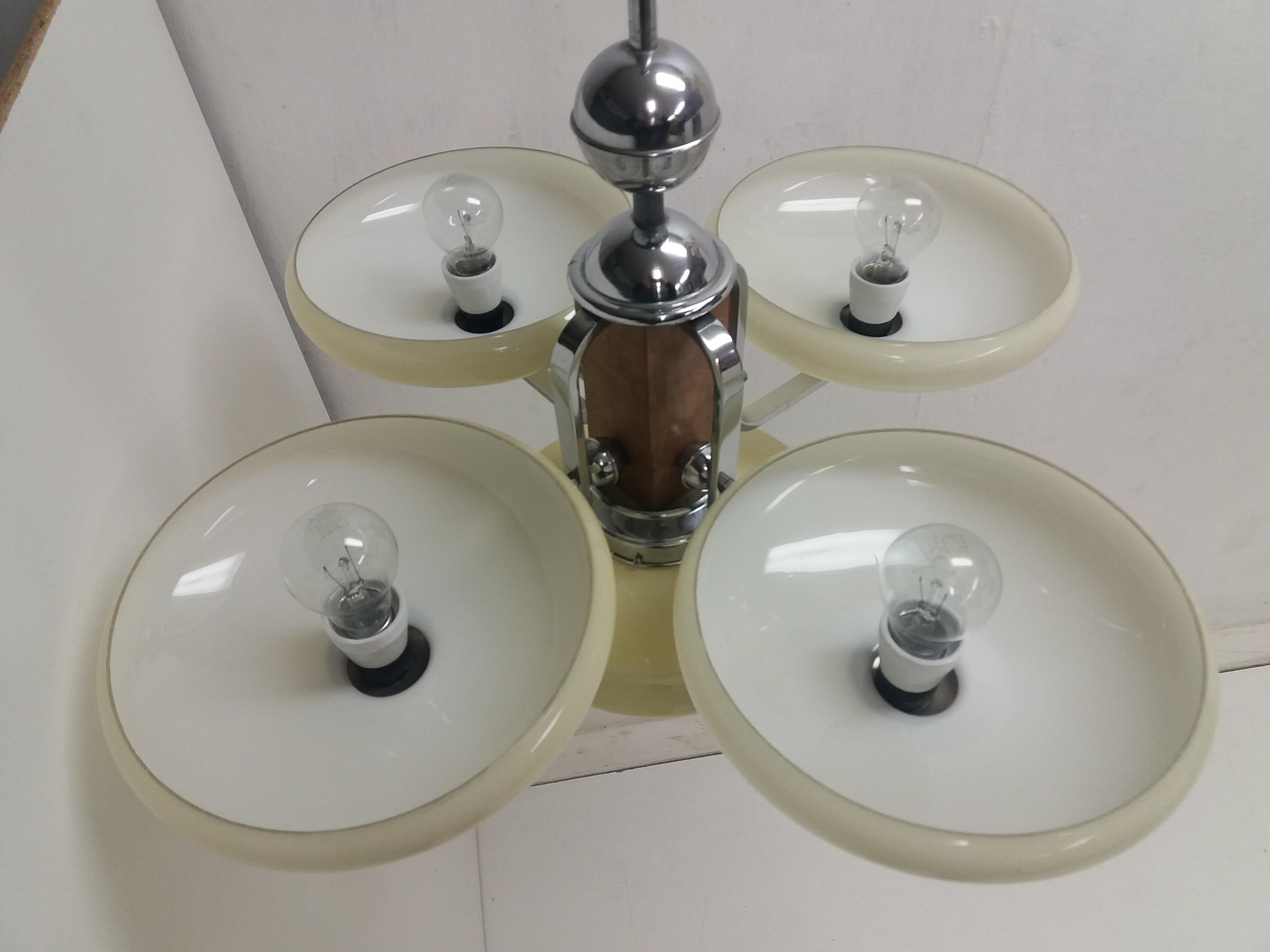 Lampadario Art Deco, Cecoslovacchia in vendita 3