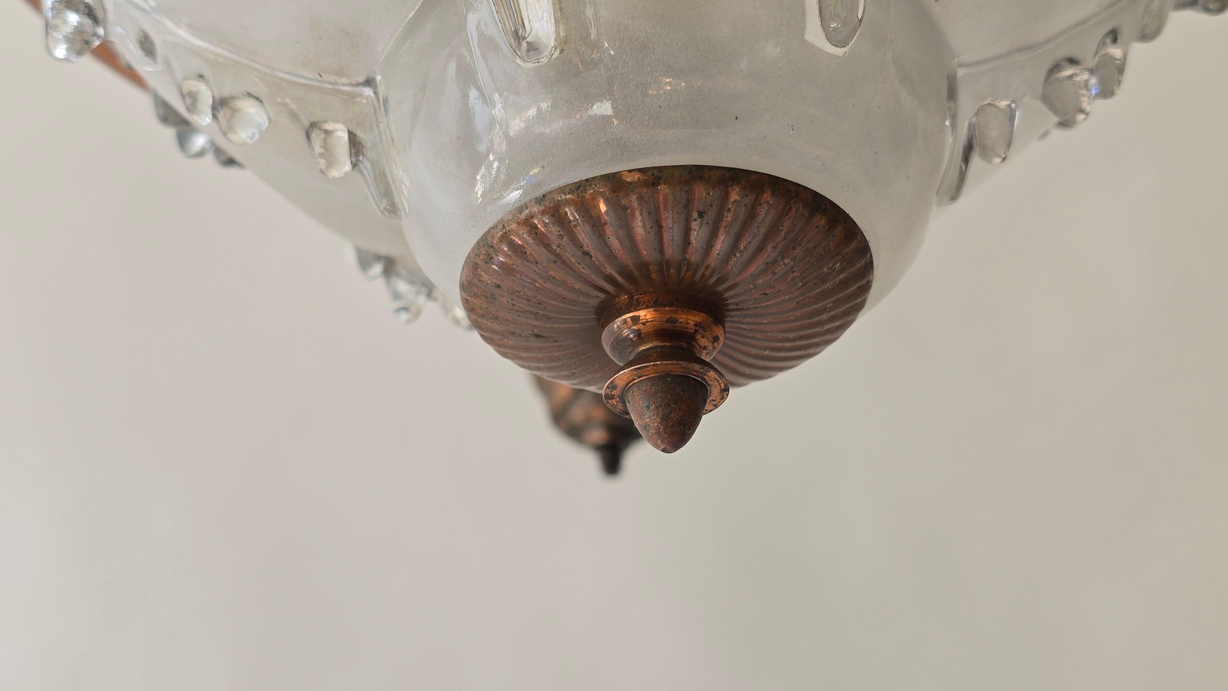 Lampadario Art Deco in vendita 9