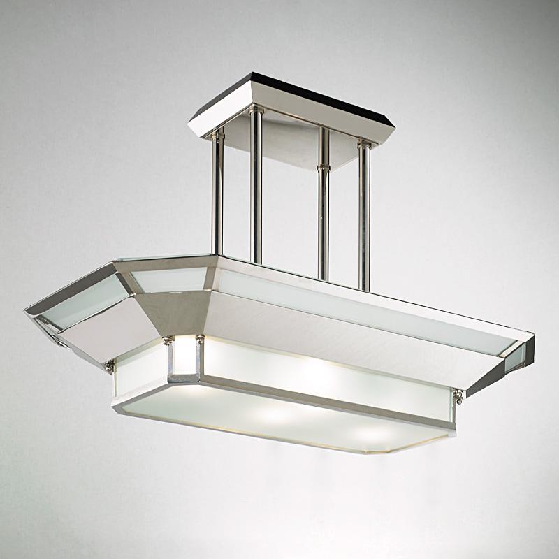 Contemporary Art Deco Chandelier For Sale