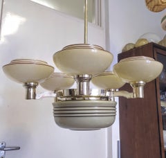 Art-déco-Kronleuchter aus dem Jahr 1940