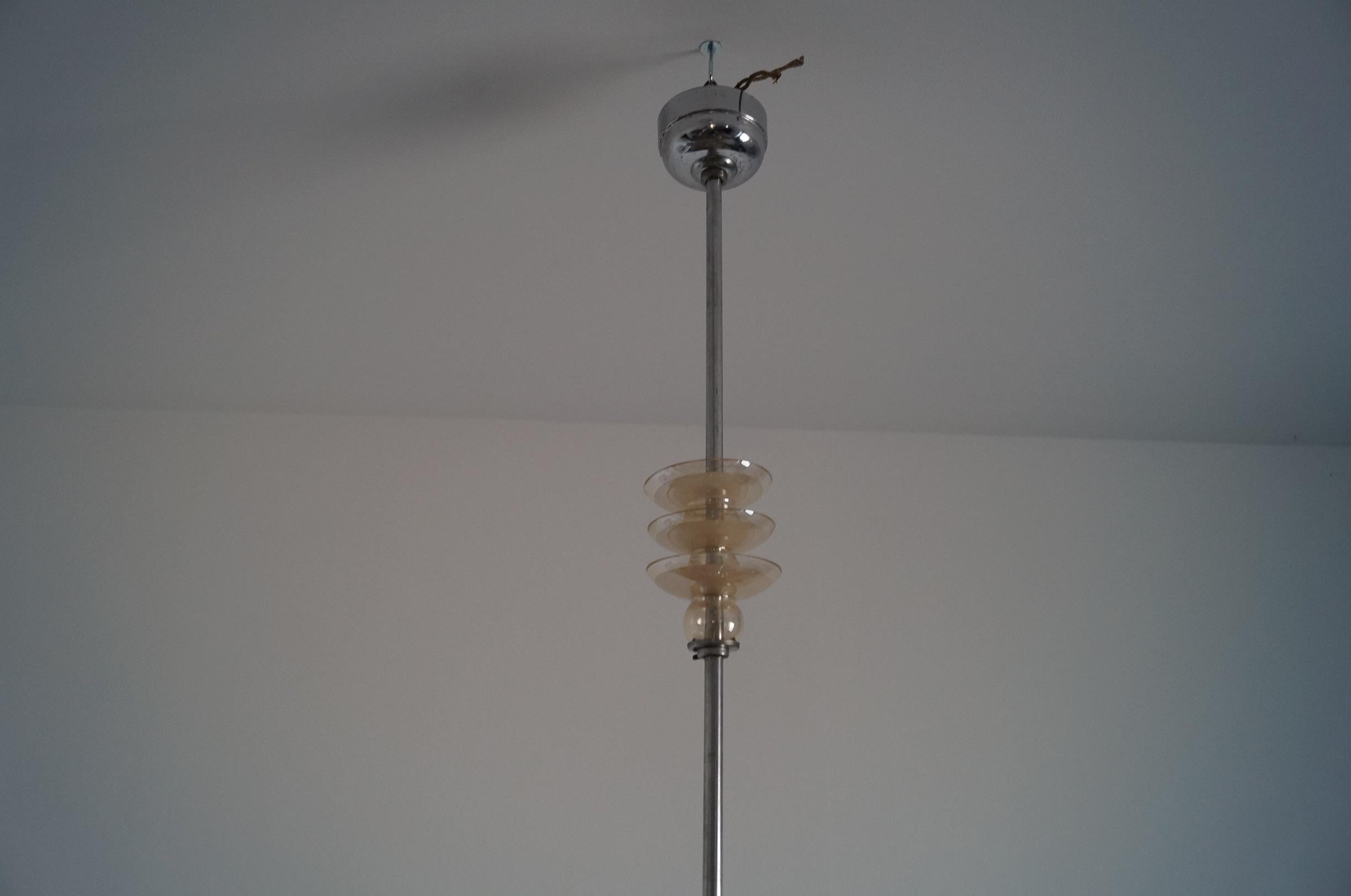 Art Deco Chandelier from 1940, For Sale 2