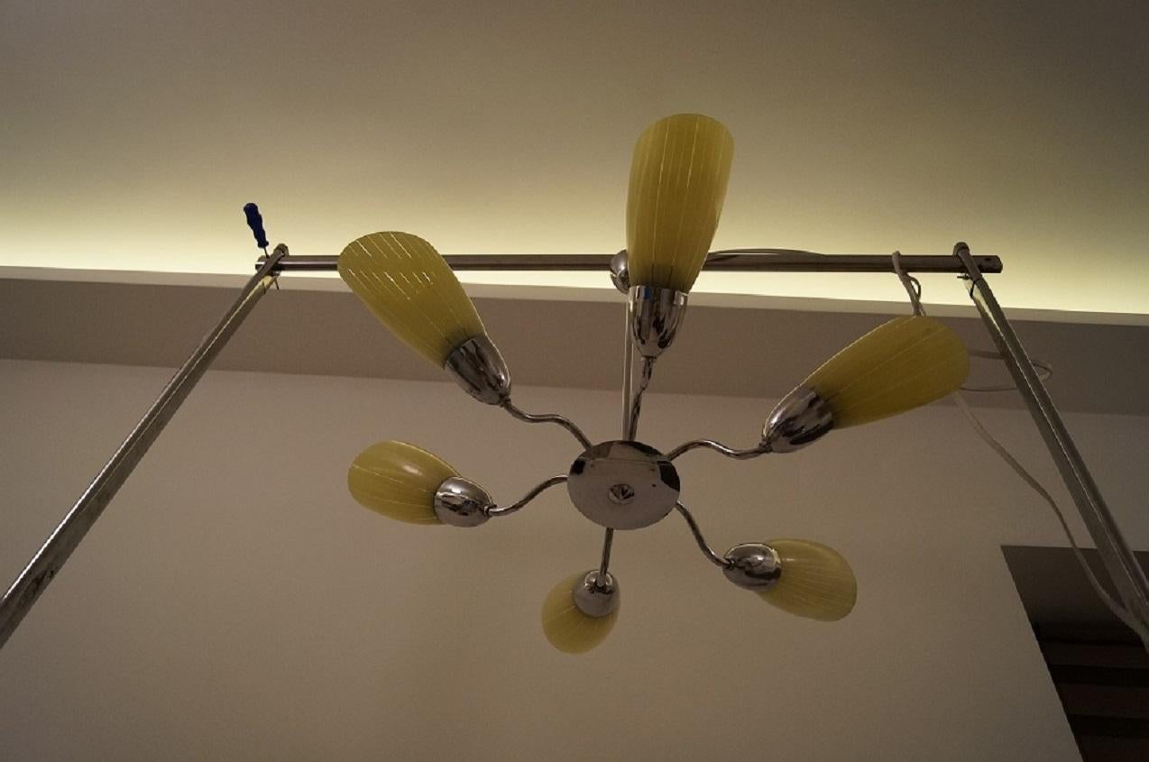 Art Deco Chandelier from 1950, For Sale 4