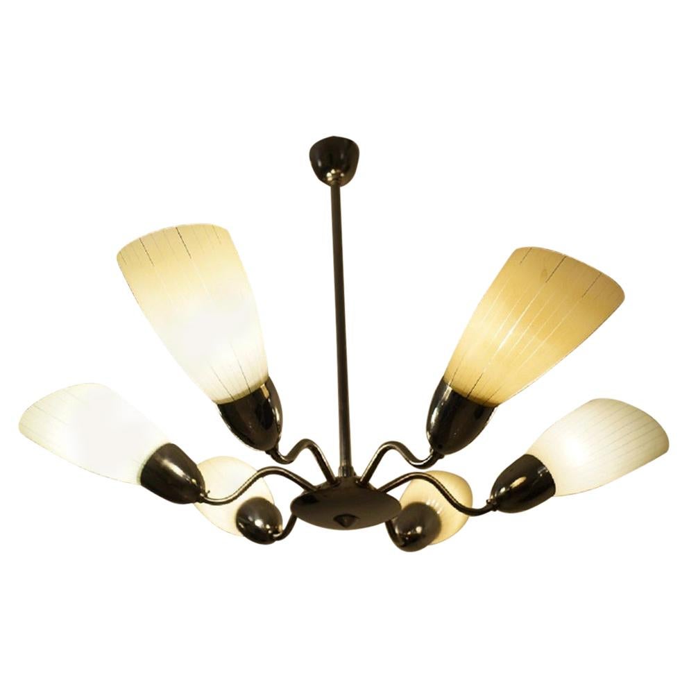 Art Deco Chandelier from 1950, For Sale