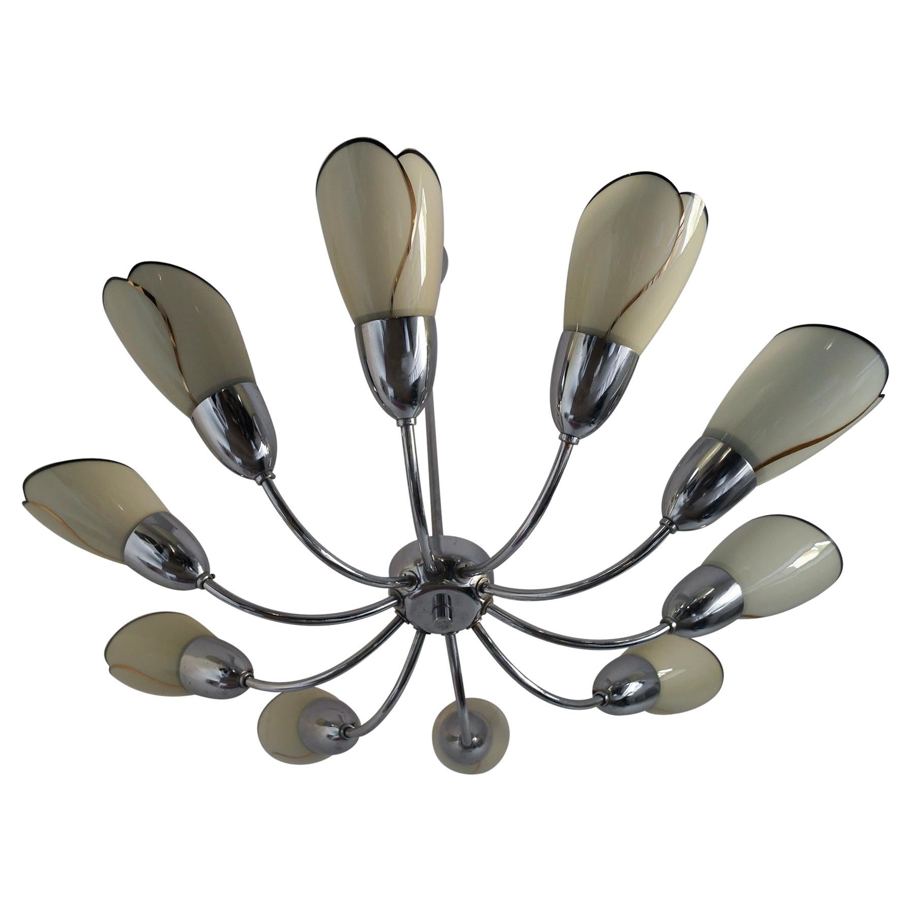 Art Deco Chandelier from 1950 For Sale