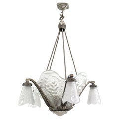 ART DECO Chandelier Hanging Lamp Ceiling Lamp, 1930s