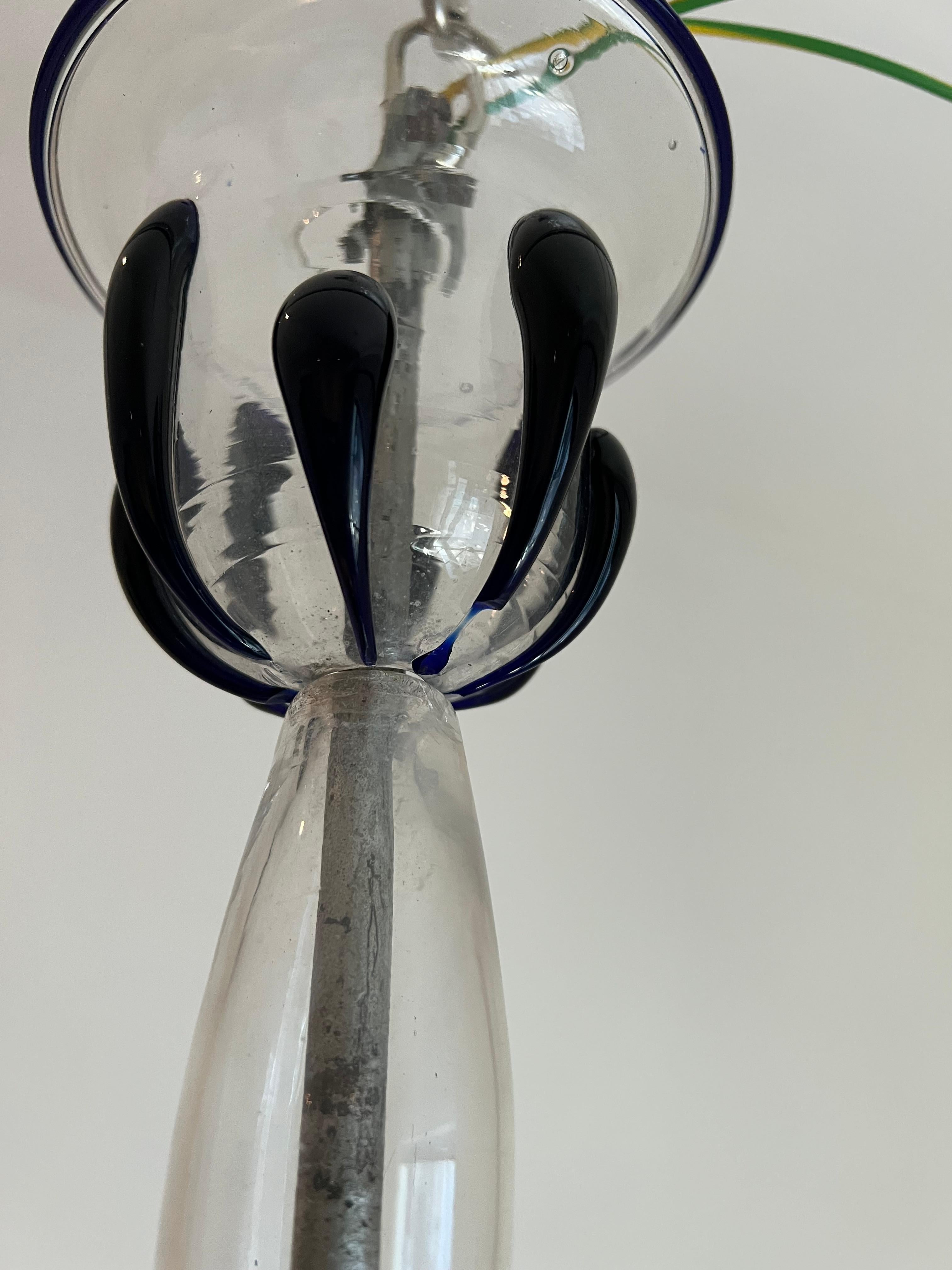 Art-Déco-Kronleuchter aus Murano-Glas von Vittorio Zecchin um 1925, Venini im Angebot 8
