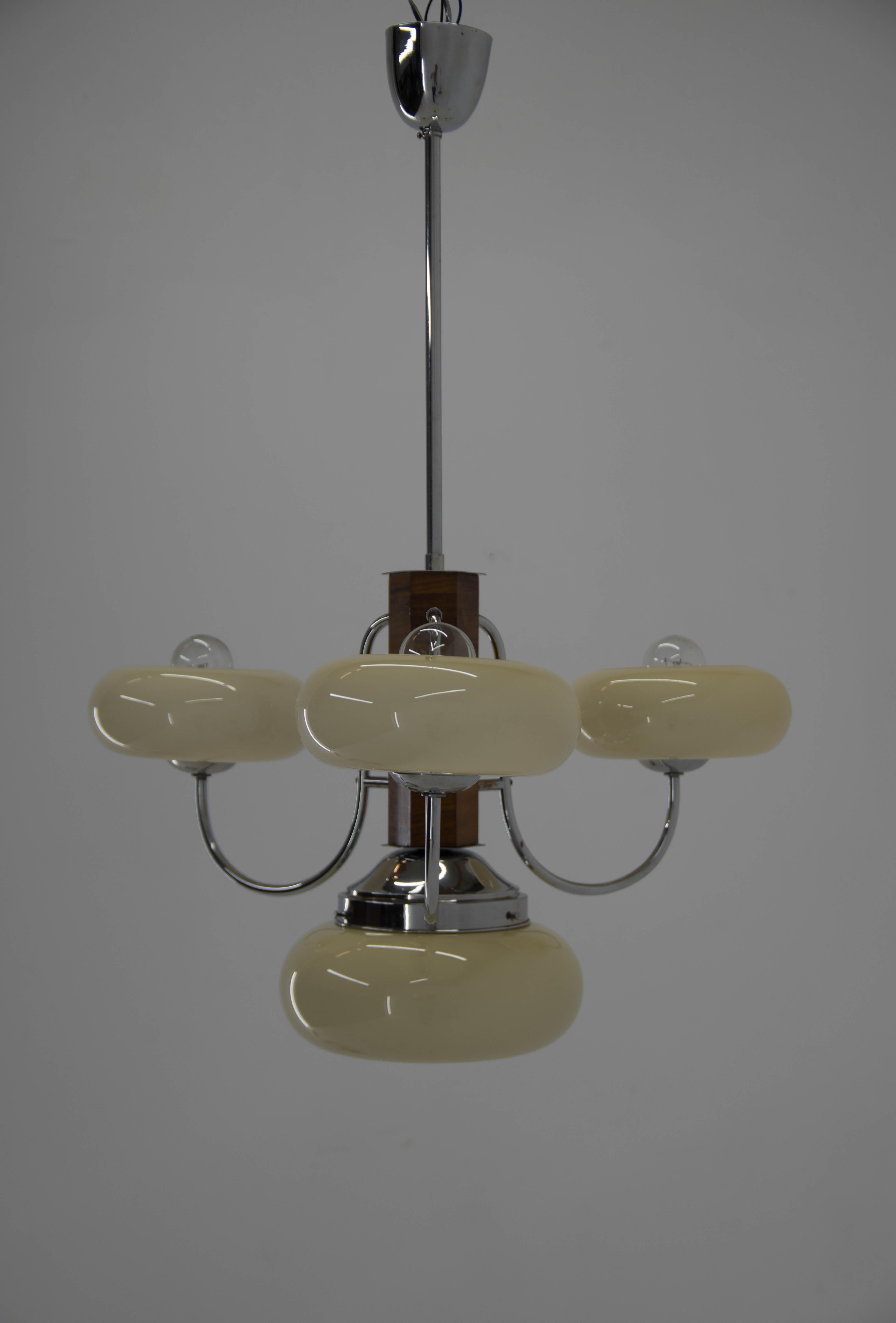 Art Deco Chandelier in Perfect Condition, 1930s 5