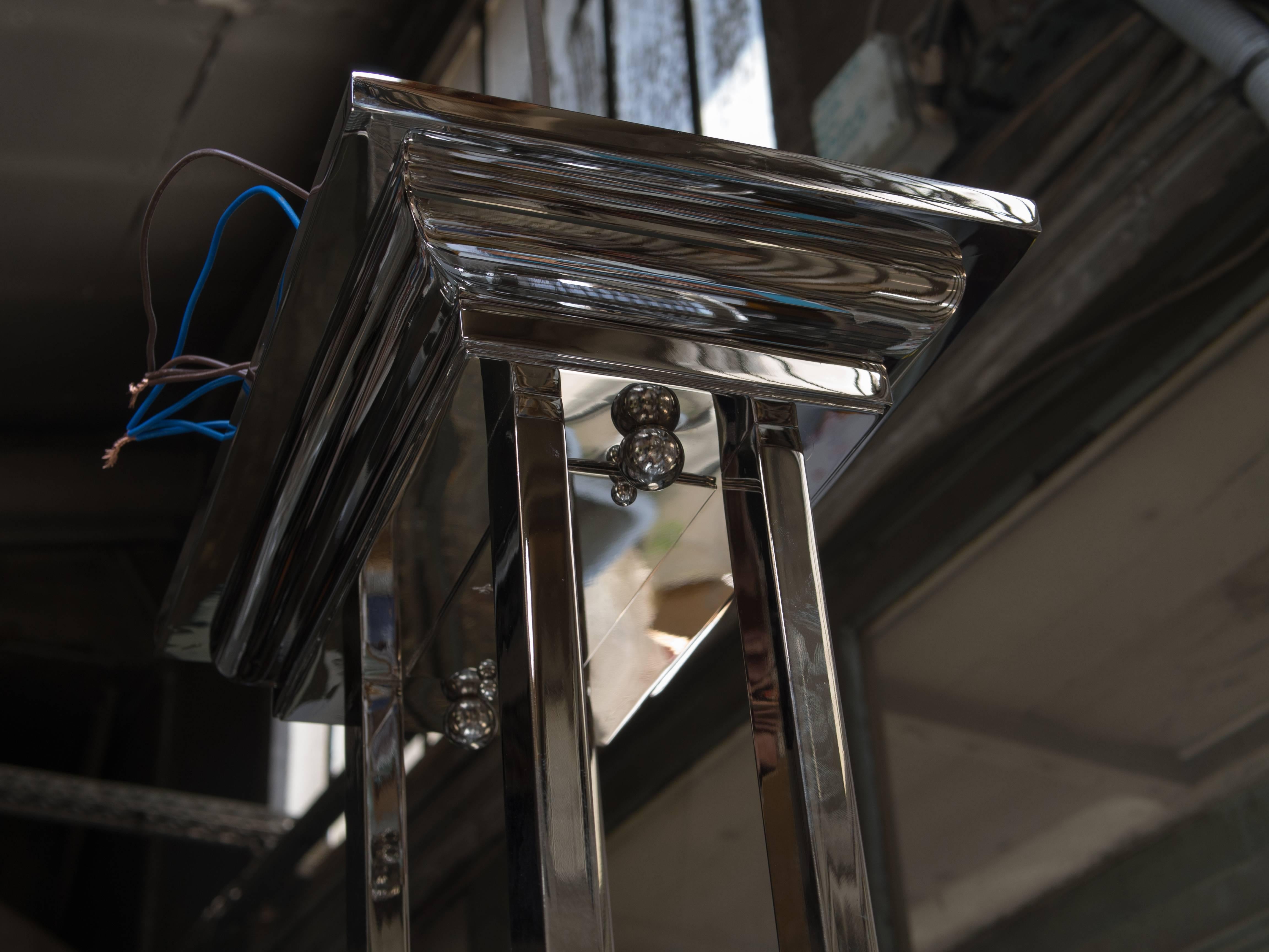 French Art Deco Chandelier 'Modernism' For Sale