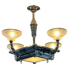 Art Glass Chandeliers and Pendants