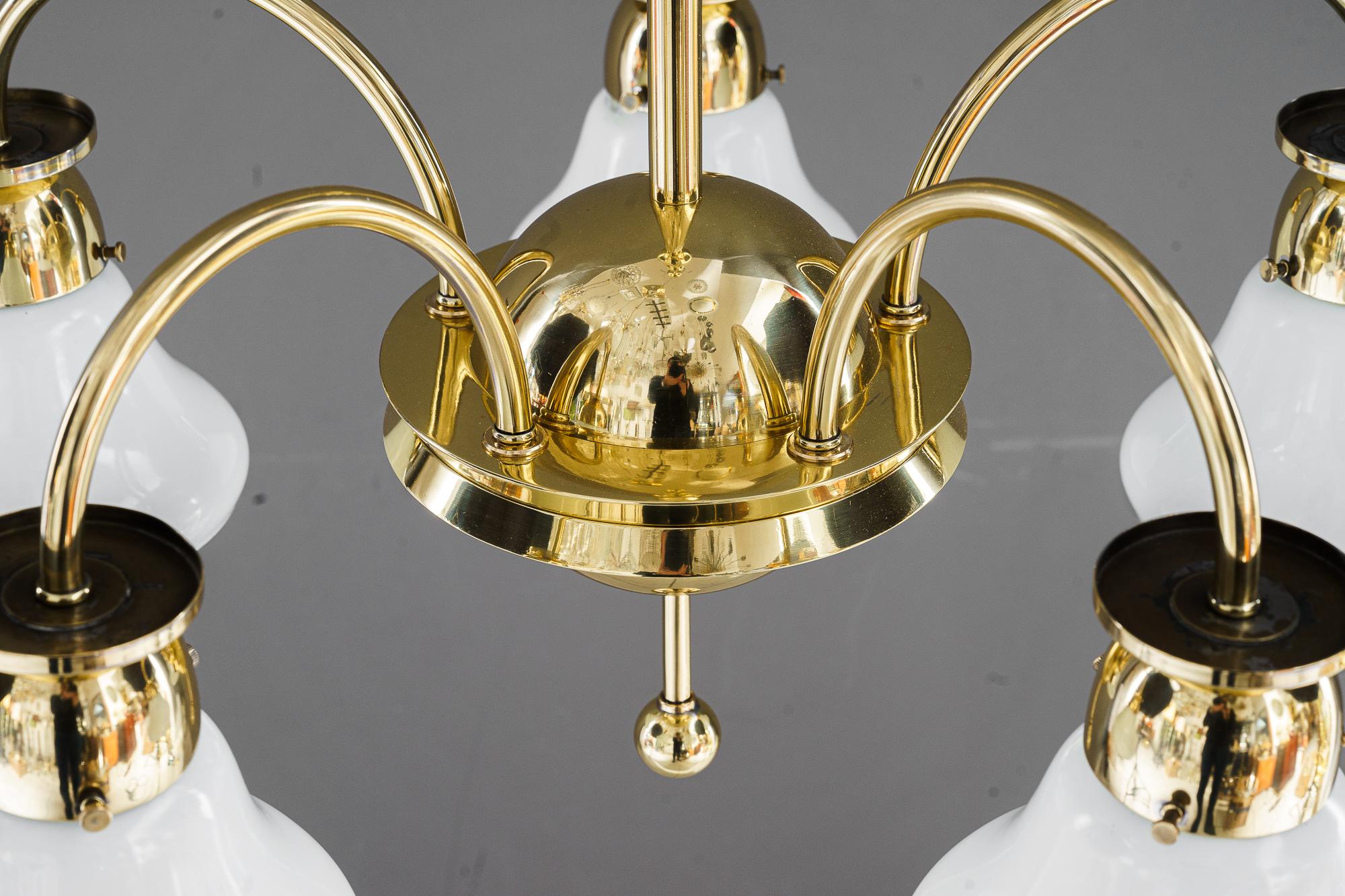 Art Deco chandelier vienna aroumd 1920s For Sale 5