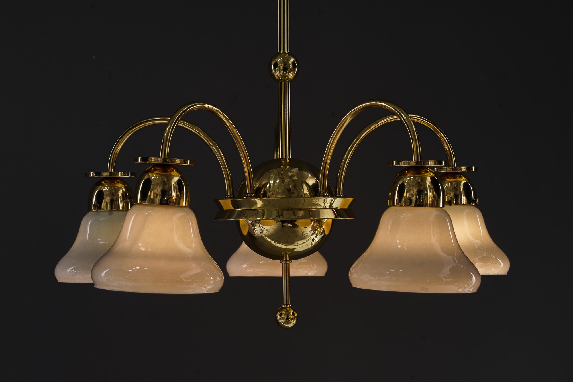 Art Deco chandelier vienna aroumd 1920s For Sale 10