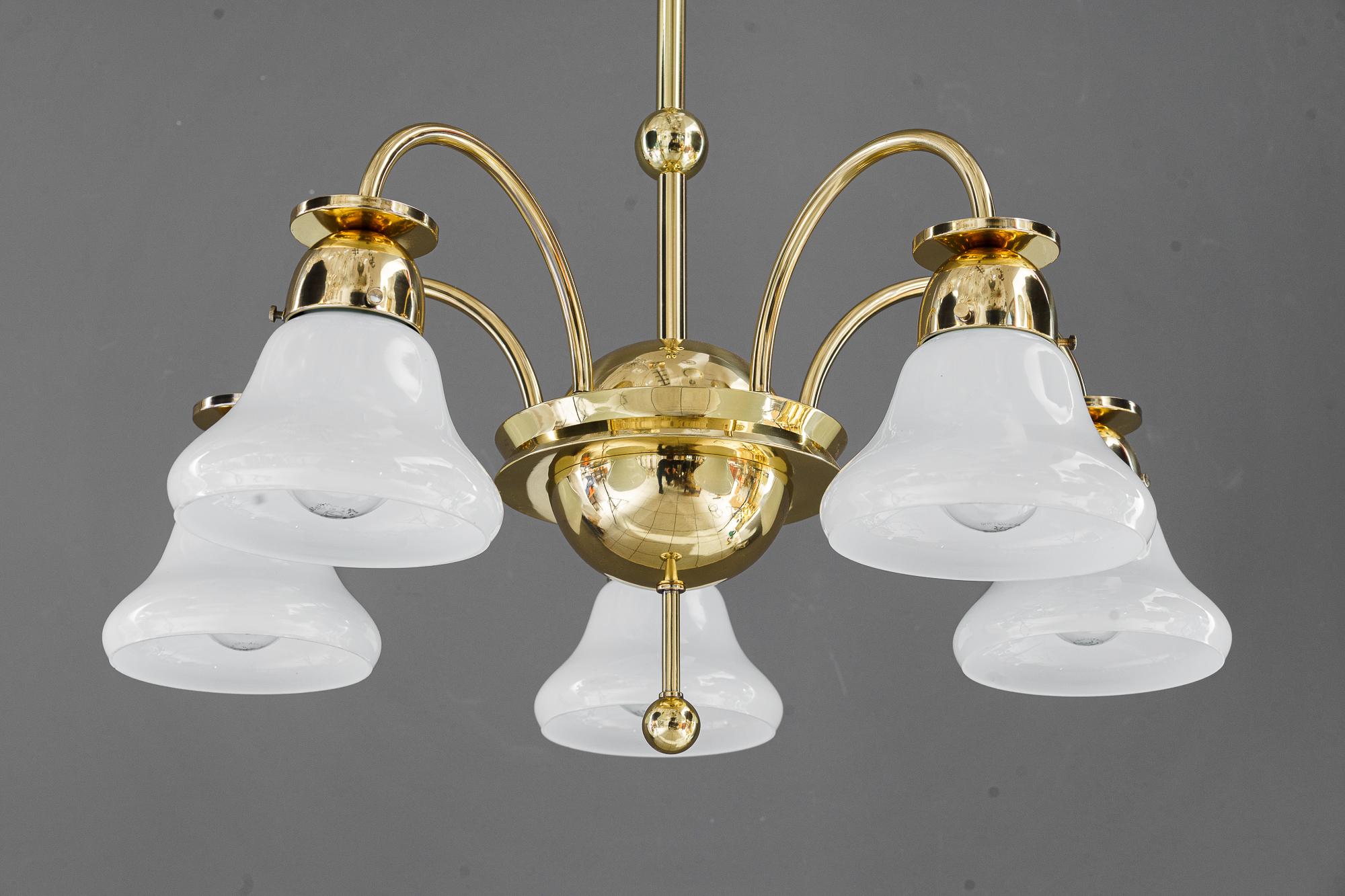 Art Deco chandelier vienna aroumd 1920s For Sale 1