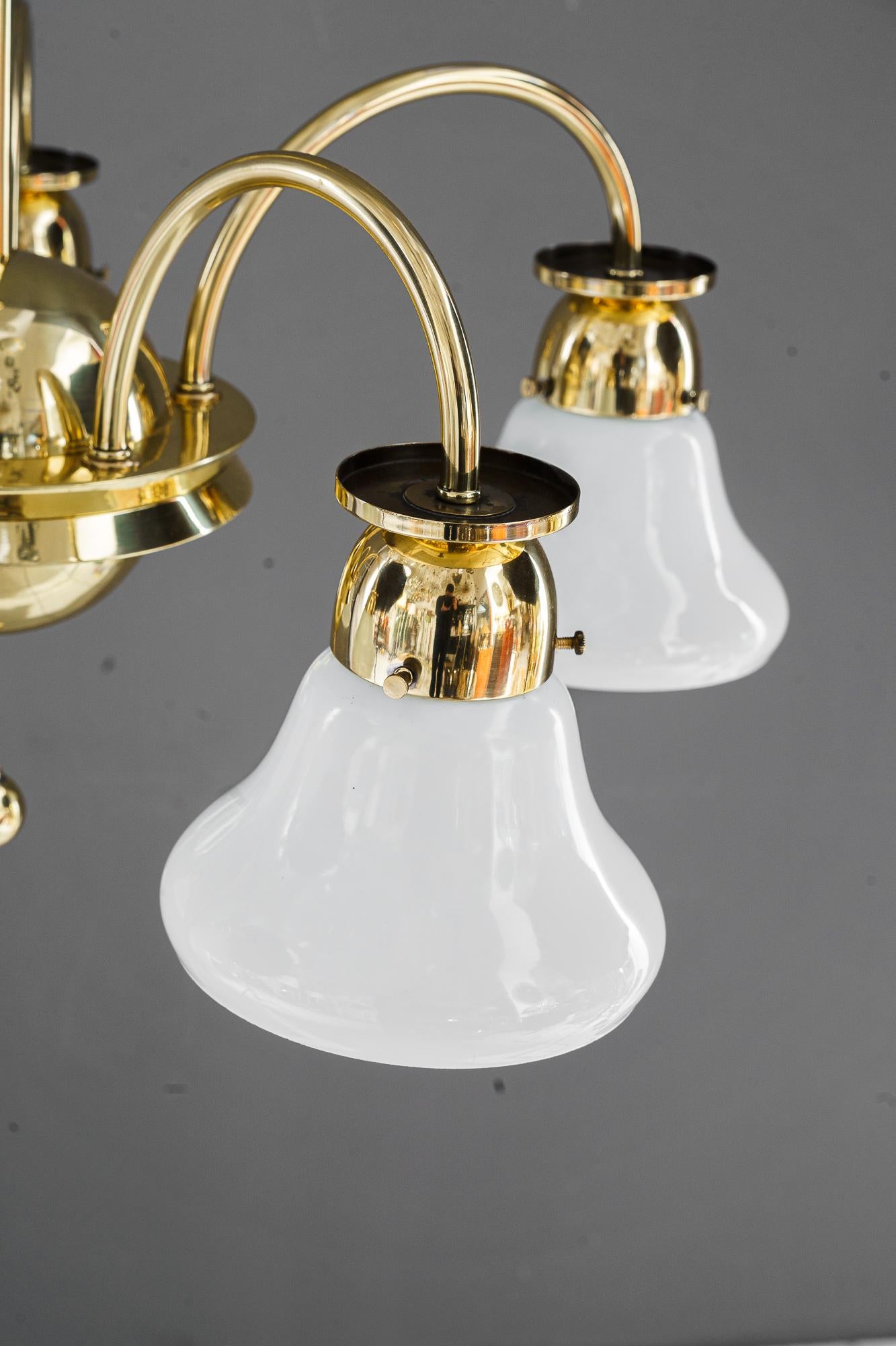Art Deco chandelier vienna aroumd 1920s For Sale 2