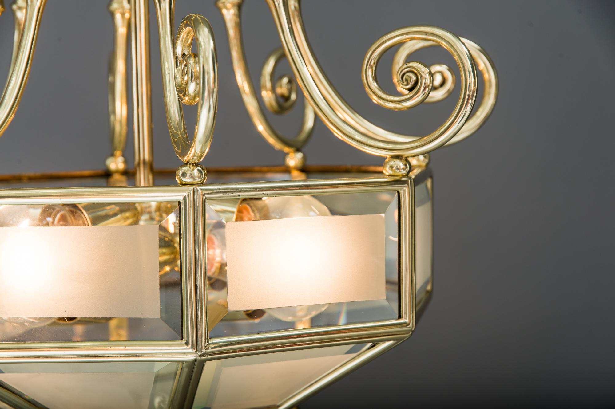 Art Deco chandelier, Vienna, circa 1920s For Sale 5