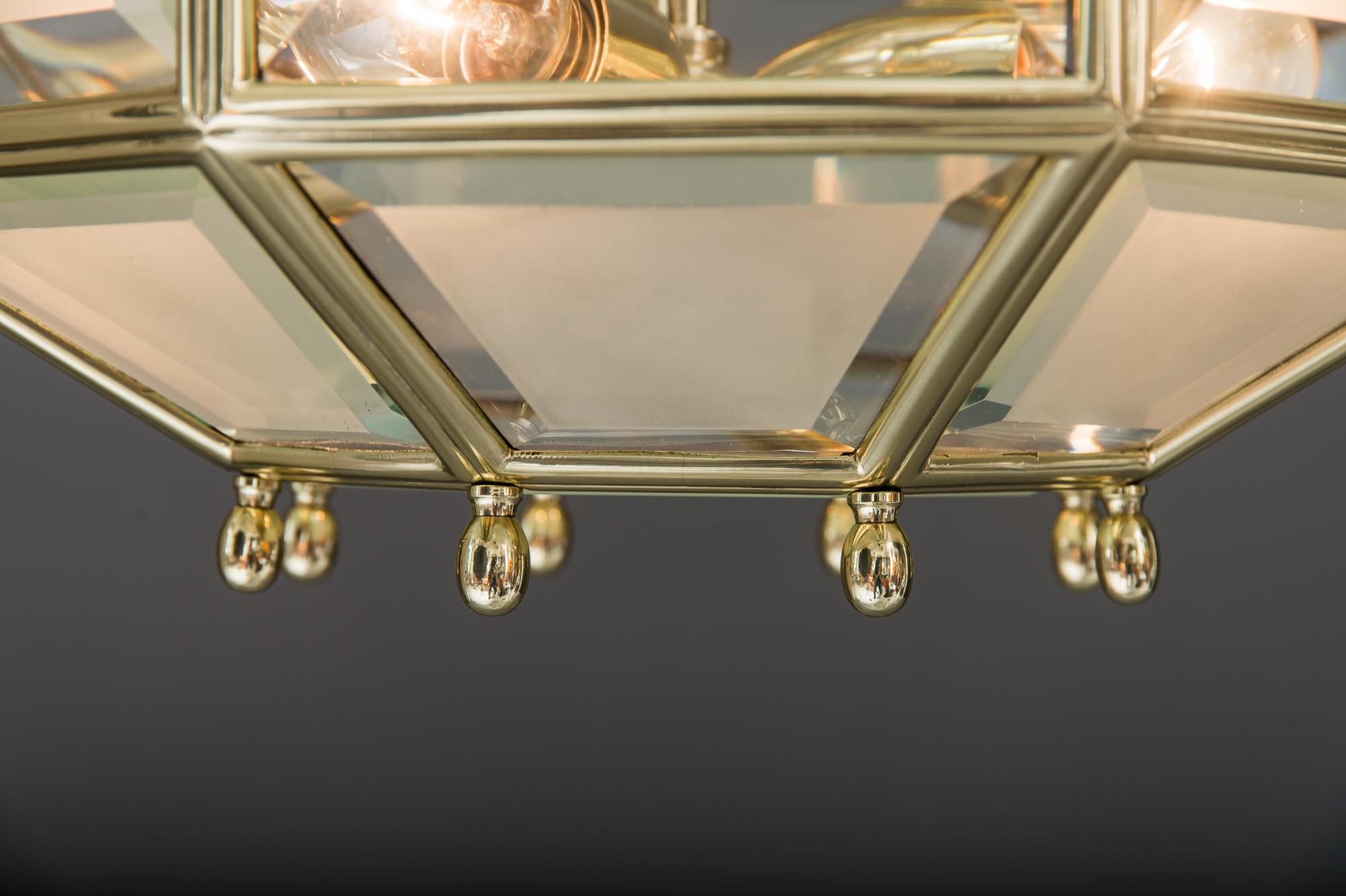 Art Deco chandelier, Vienna, circa 1920s For Sale 10