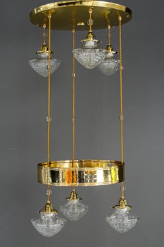 Art-Déco-Kronleuchter Wien um 1920