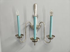 Art Deco Chandelier with Matching Sconces, Czechoslovakia 1930s