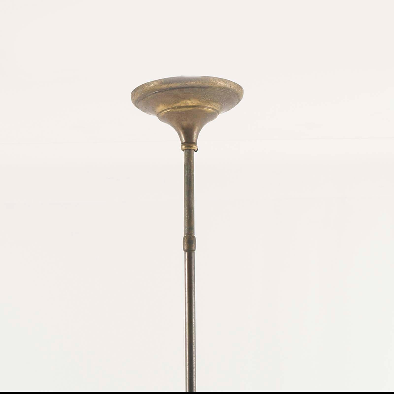 Art Deco Florence Chandelier with Sconces, Burnished Brass, by Florence Art For Sale 3